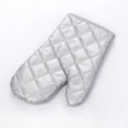 thumbnail image 1 of Professional Heat Resistant Oven Mitts with Quilted Terry Cloth Cotton Lining, Extra Long - 1 Pair, 1 of 3