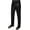 Black, variant on Exxact Sports Home Run Men's Baseball Pants with Piping - Full-Length, Semi-Relaxed Fit, Open-Bottom Adult Baseball Pants - (AL, Black/Red Piping)