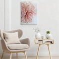 thumbnail image 3 of Pink Flower With Gold Edge Canvas Wall Art, Luxury Floral Print Decor, Modern Abstract Botanical Artwork For Living Room, Bedroom, Entryway, Ready To Hang 16*24inch(40*60cm), 3 of 6
