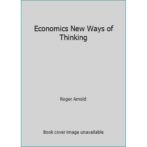 Pre-Owned Economics New Ways of Thinking (Hardcover) 0821934015 9780821934012