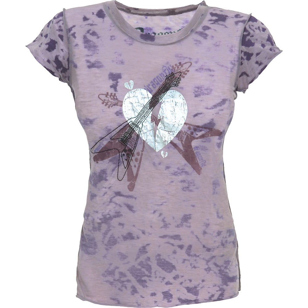 Dragonfly Clothing - Dragonfly Clothing Broken Heart Burnout Women's T ...