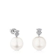 thumbnail image 1 of ARETE PLATA 925 OSITO CON PERLA GRANDE 3406, 1 of 4