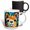 Multicolor, variant on 3drose, Adorable Alpaca Animal Head Portrait. Digital Art, Cool Family Gift, 11oz Two-tone Yellow Mug