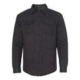 thumbnail image 1 of Burnside Quilted Flannel Jacket, S, Charcoal, 1 of 2