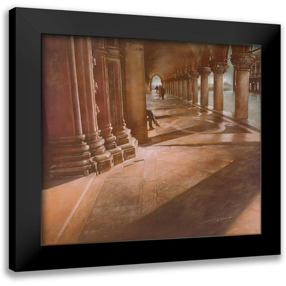Sgarbossa, Antonio 13x12 Black Modern Framed Museum Art Print Titled - ATTENDO A S.MARCO