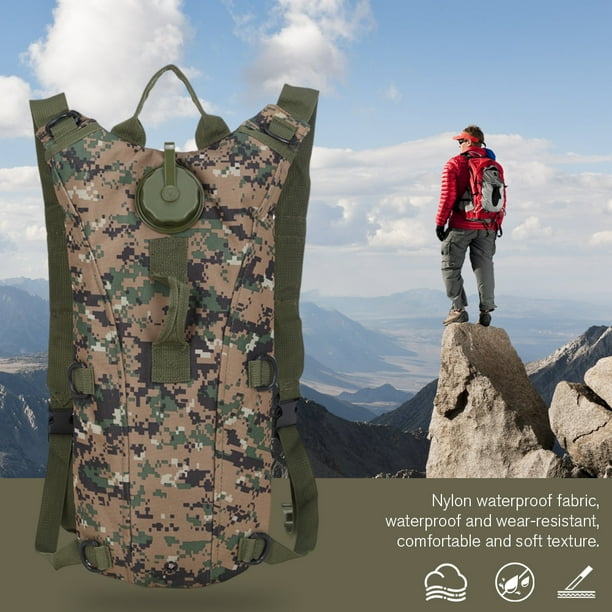 Bolsa De Agua Termos para agua Mochila de hidratacion Bolsa Transpirable 3L Accesorio portatil para exteriores Jungle Digital Walmart en linea