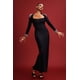 thumbnail image 5 of Vestido midi Bellabarnetten Niaca Rhinestones Vage, 5 of 6