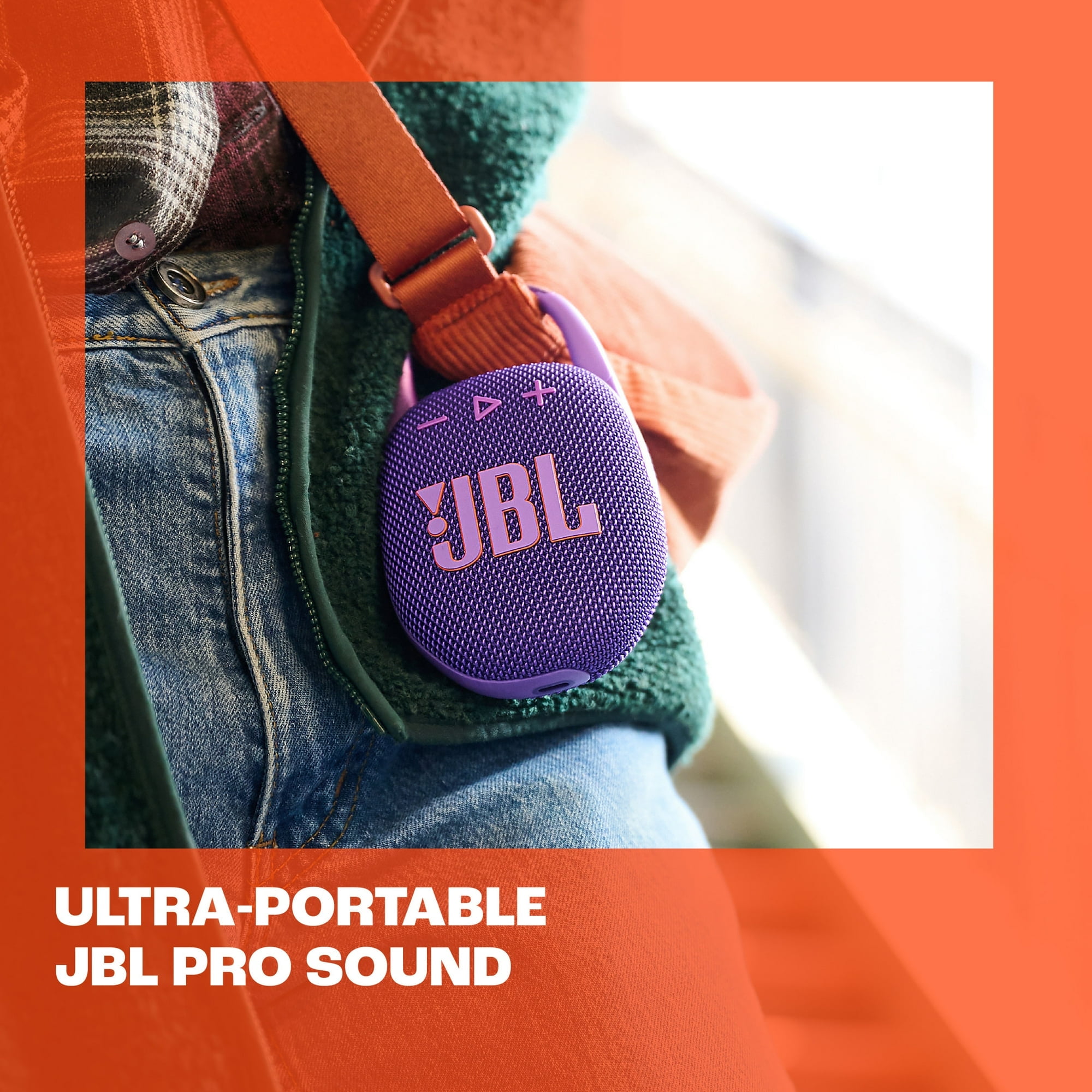 JBL Clip 5 - Ultra-portable waterproof speaker - Red (Sold without manufacturer warranty)