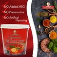 thumbnail image 3 of NineChef Bundle - Mae Ploy Vegetarian Red Curry Paste(35oz Tub) with Authentic Thai Spices Like Shallot Green Chili Pepper Lemongrass, Galangal, Kaffir Lime No MSG Plus NineChef Brand Coffee Spoon, 3 of 8