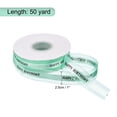 thumbnail image 4 of 1" 50 Yard Happy Birthday Ribbon Chiffon Organza Satin Ribbon for Gift Wrapping Party, Cyan, 4 of 5