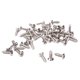 thumbnail image 1 of 100 piezas de tornillos de de hierro, protectores de selección, tornillo de montaje de licencia de rasguño, plata, 1 of 8
