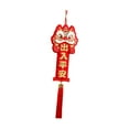 thumbnail image 4 of S SERENABLE Chinese New Year Hanging Decoration 2024 Dragon Lion Door Sign Blessing Chinese Characters for Wall,Home Decor,Christmas Tree C, 4 of 8