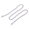 thumbnail image 1 of Unique Bargains Purse Chain Strap, 47' Purse Strap Shoulder Bag Replacement Strap(Purple/Silver), 1 of 6