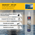 thumbnail image 2 of Sika Sikaflex-291 LOT, White, Marine Adhesive and sealant, General All-Purpose PU Adhesive with Long Open time, 10.1 fl. oz, 2 of 6