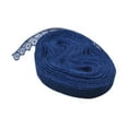 thumbnail image 1 of Trayknick 10 Yards Lace Ribbon 15mm Wide Trim DIY Fabric Wedding Decorative Sewing Rope Navy, 1 of 13