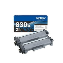 Brother Genuine TN830XL 2PK High Yield Black Toner Cartridge Two-Pack