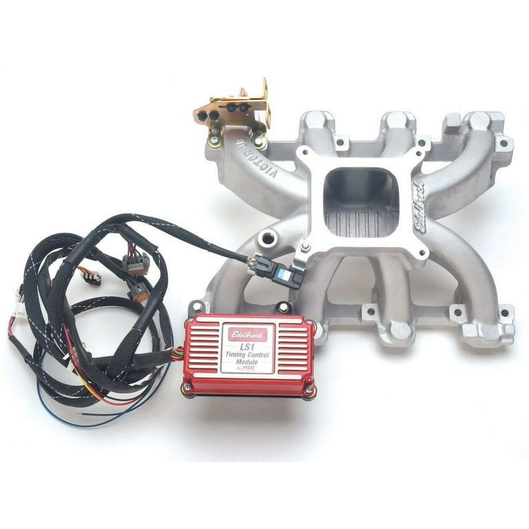 Edelbrock SBC Victor Jr. Manifold - LS1- 4150 Flange Edelbrock SBC Victor Jr. Manifold - LS1- 4150 Flange