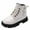White, variant on Huowey Children Toddler Baby Boys Girls Shoes Heel Ankle Boots Comfortable Soft Sole Casual Boots
