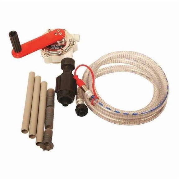 Liquidynamics Hand Drum Pump,Rotary,PP Adptr,3/4in Dia 10035