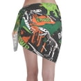 thumbnail image 2 of Bingfone Dinosaur Skeleton Women's Sarong Swimsuit Cover Ups Bathing Suit Coverups Chiffon Beach Wrap Skirts, 2 of 7