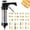 Black, variant on Stainless Steel Cookie Press Gun Kit with 13 Discs and 8 Icing Tips for Holiday Cookie Baking and Decorating