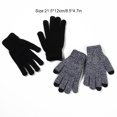 thumbnail image 4 of Jumpingount Guantes de punto Accesorio de ropa de moda Guante completo de punto antideslizante forrado guantes y mitones Negro Jumpingount AP010268-02, 4 of 6