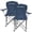 Gray, variant on Set of 2 Folding Camping Chairs, Comfortable, Heavy Duty Structure, Max. Load Capacity 330 lb, Outdoor Chair with Cup Holder
