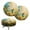 Sunflower Hummingbird, variant on ZUXONGSY Mushroom Daisy Stool Covers Round Set of 2 Piece Home Stool Covers Size S High Elastic Circle Stool Cover with Elastic Edge 12"-14" Slipcover for Home Office Bar Decor