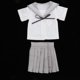 thumbnail image 3 of Uniforme escolar de muñecas BJD Ropa de muñeca articulada con de 1/4- japonés, apto para Night Lolita u otras de 45CM , gris, 3 of 8