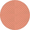 thumbnail image 1 of Ahgly Company Machine Washable Indoor Round Transitional Bright Orange Area Rugs, 6' Round, 1 of 7