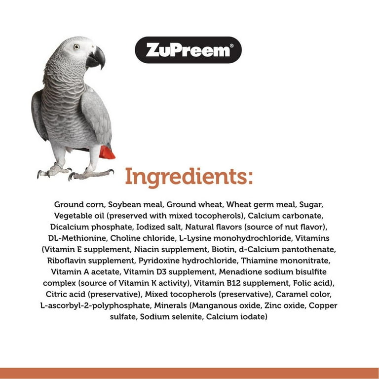 Zupreem Nutblend Flavor Bird Food with Natural Nut Flavors