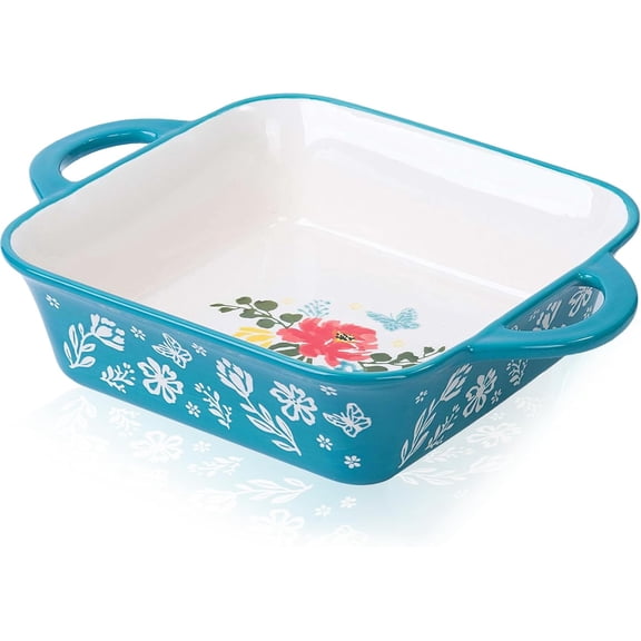 8x8 Baking Pan Brownie Casserole Dish Ceramic Square Dishes For Oven