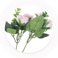 thumbnail image 3 of OUNONA Set of 5 Faux Rose Flower Stems for Wedding, Party, Indoor and Outdoor Decorative Arrangements, 3 of 5