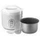 Aroma 8 Tasses de Style Pot Antiadhésif Cool Touch Cuiseur à Riz et Cuiseur à Vapeur, Blanc – image 5 sur 5