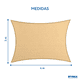 thumbnail image 4 of Malla Sombra Styrka Raschel 90%  3x4 M Color Beige, 4 of 8