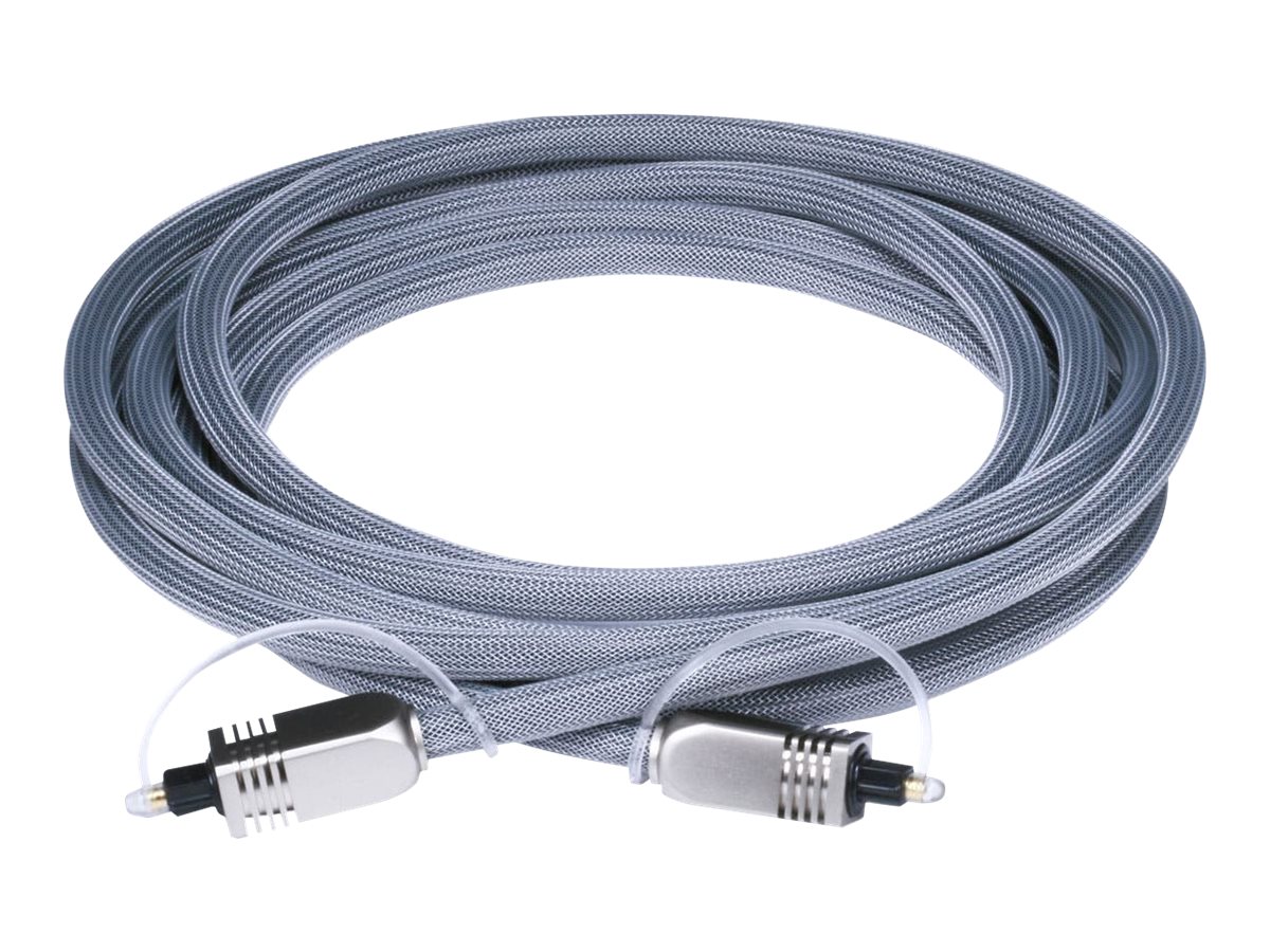 Monoprice Premium S/PDIF (Toslink) Digital Optical Audio Cable Silver