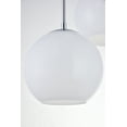 thumbnail image 2 of Baxter 3 Lights Black Pendant With Frosted White Glass, 2 of 7