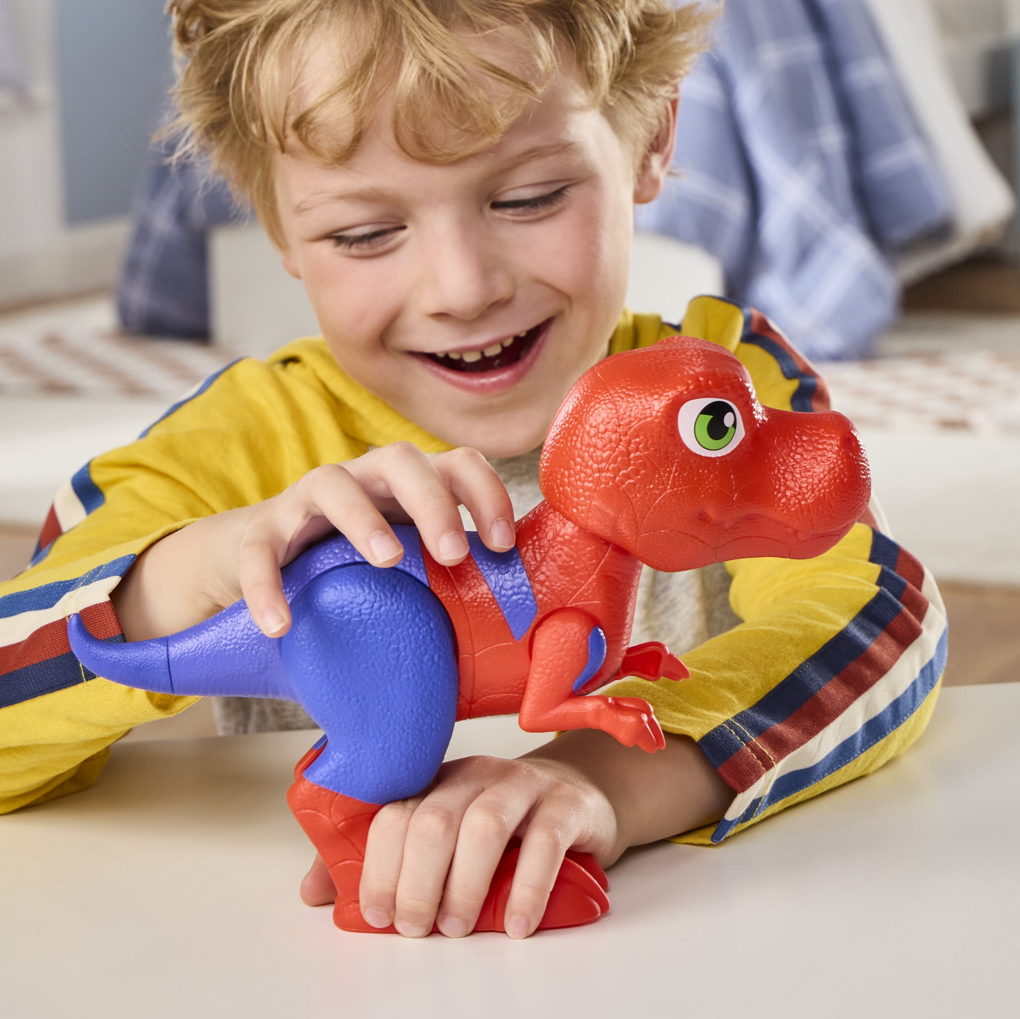 Marvel Spidey and His Amazing Friends Spidey-Rex Dinosaur Toy, 9” Supersized Action Figure, Ages 3+