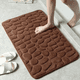 thumbnail image 5 of 2 Tapetes de Baño Ultra Suave Antideslizante Absorbente De Agua Malubero, Gris y cafe, 5 of 5