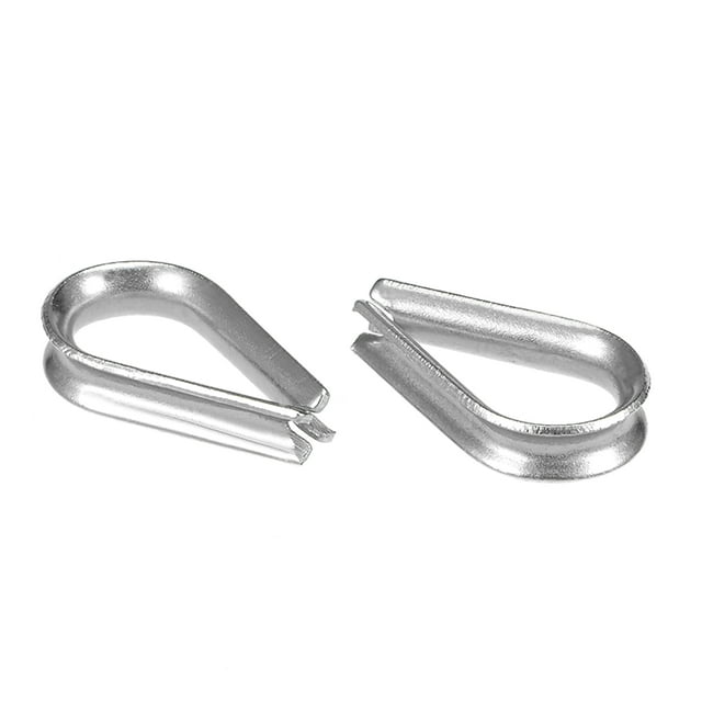 20Pcs M2 Acero Inoxidable 1/64" - 3/64" Ojetes de Cable de Acero para Aparejos