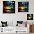 thumbnail image 4 of Designart "Meteors Celestial And Painting I" Asteroids Canvas Print, 4 of 5