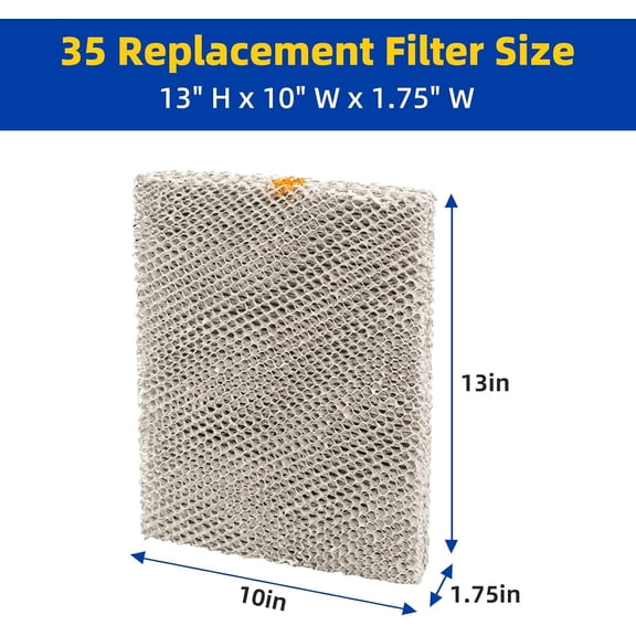 4839 Humidifier Maintenance Kit Fit for 600 Series Parts - 35 Water Panel Filter Replacement for AprilAire Whole House Humidifier 600, 600A, 600M