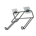 thumbnail image 3 of Hangers Organizer Rack Clothes Storage Holder Stacker Wall Mounted Hanger Holder for Closet Bedroom Black, 3 of 8