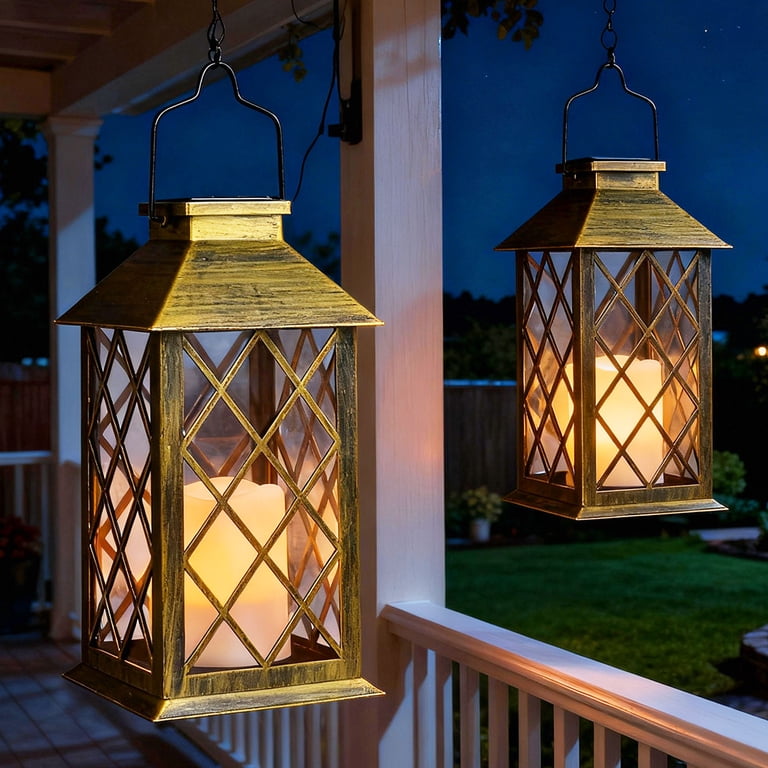 Solar Cloth Chinese Lantern – Waterproof LED Garden Hanging Lamp With Rechargeable AA Battery, Automatic On/Off At Dusk, White Light