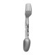 thumbnail image 3 of Cuchara-tenedor giratoria de titanio 2 en 1 para uso en cocina, picnic, senderismo, cubiertos, mochila, utensilios portátiles para acampar, cuchara y, 3 of 8