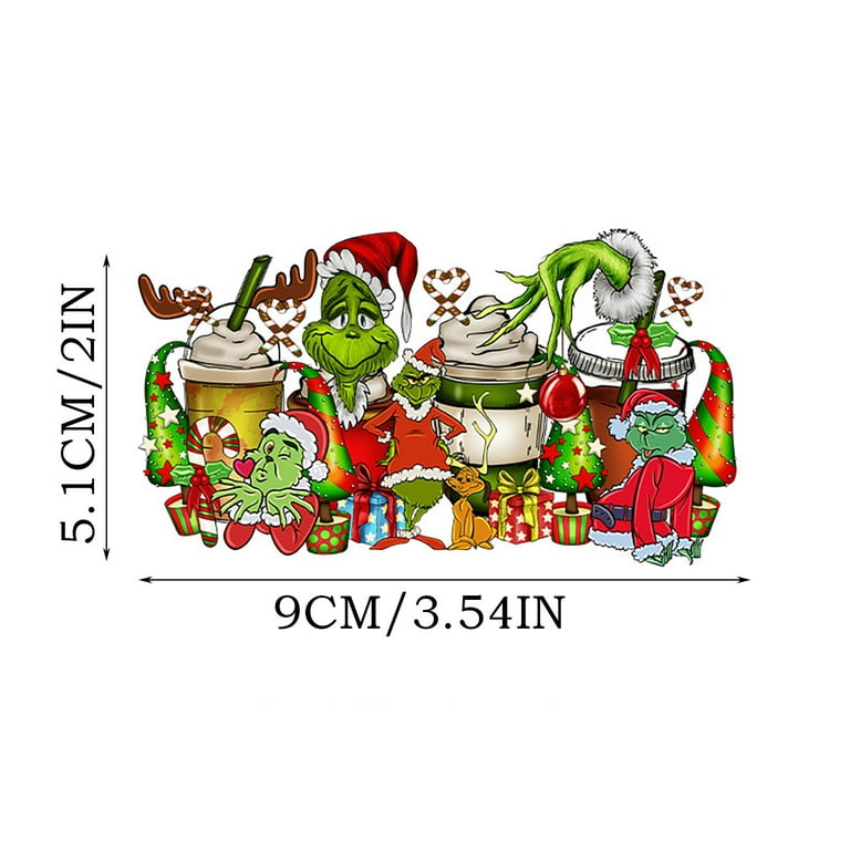 Homchy Christmas Decoration Iron On Transfer Heat Transfer Design Sticker  Iron On Vinyl Patches Iron On Transfer Paper for Clothing Hat Pillow  Backpack DIY Craft Supplies Christmas Decor Gifts 
