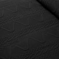 thumbnail image 5 of Mainstays King Stitched Corded All-Season Quilt, Black, 5 of 8