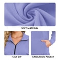thumbnail image 5 of TARAINYA Women Oversized Half Zip Sweatshirt Casual Quarter Zip Pullover with Pocket, 5 of 8