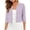 RYE1-Pink, variant on Women's Thin Shrugs 3/4 Sleeve Polka Dot Lightweight Open Front Cardigan for Dress Loose Comfy Summer Cropped Tops