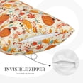 thumbnail image 3 of Naloa Pumpkin Fall Pears Pillowcase, Throw Pillowcase, Wrinkle-Free, Stain-Resistant with Hidden Zipper for Bedroom Sofa-16"x24", 3 of 6